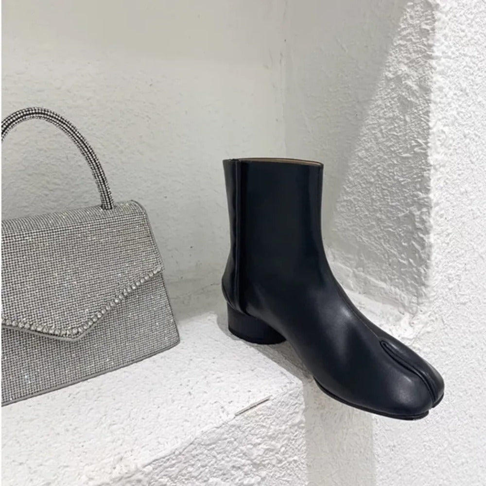 Bottines noires à plateforme