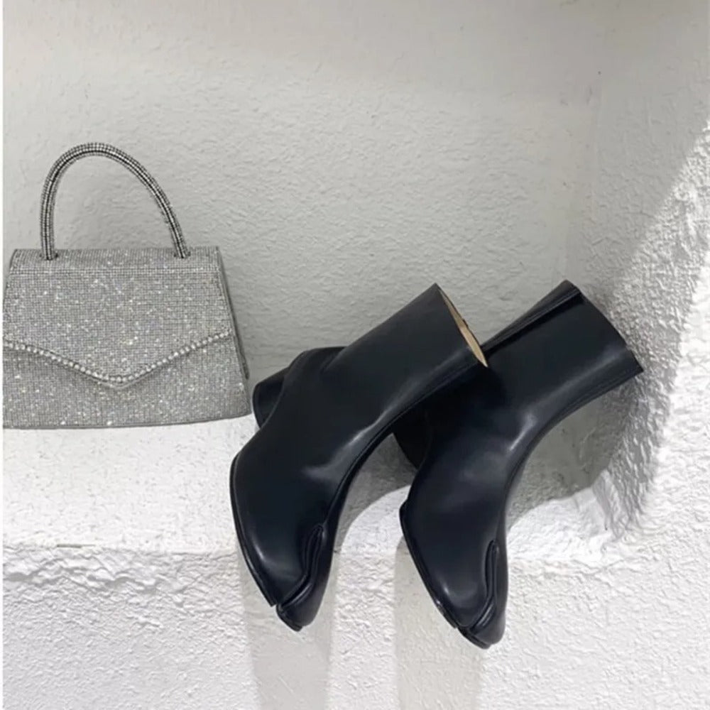 Bottines noires à plateforme