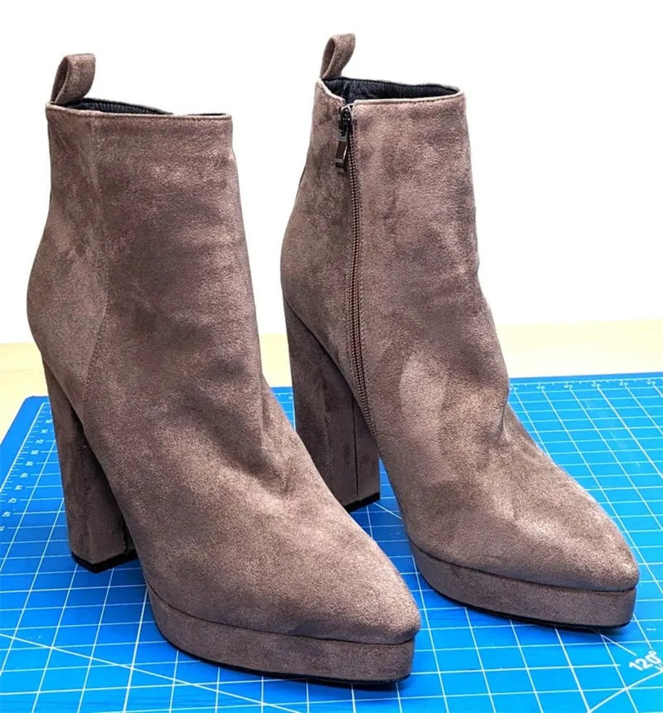 Bottines noires à talons