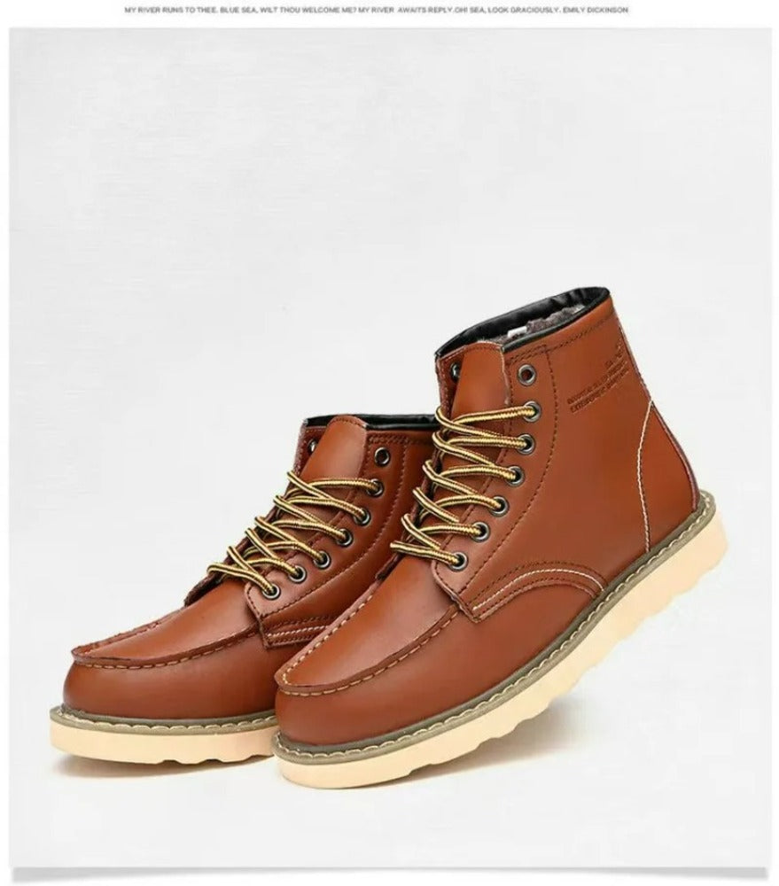 Bottines pour pied large