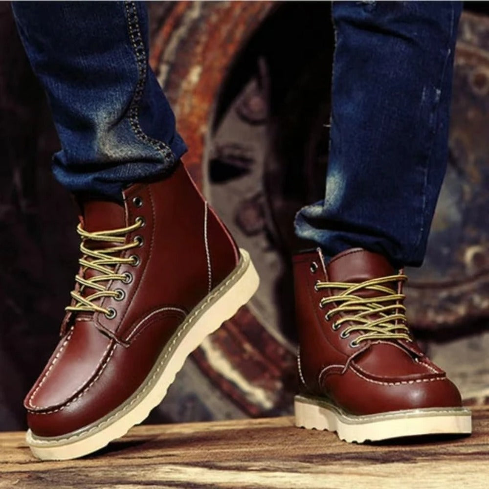 Bottines pour pied large