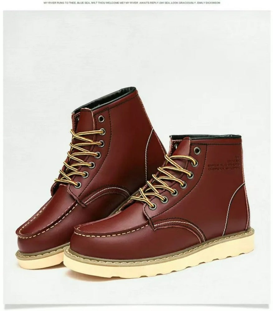 Bottines pour pied large