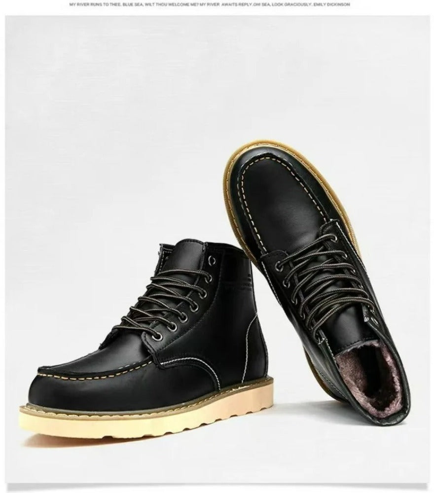 Bottines pour pied large