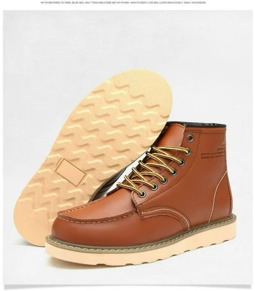 Bottines pour pied large