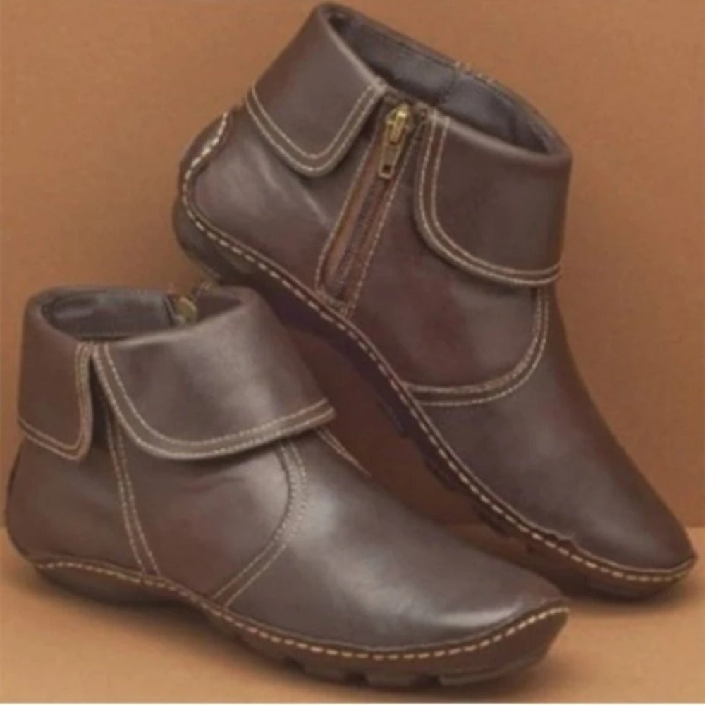 Bottines courtes semelles compensées