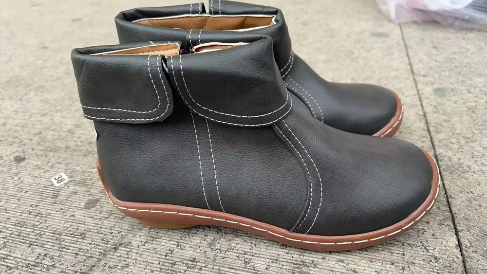 Bottines courtes semelles compensées