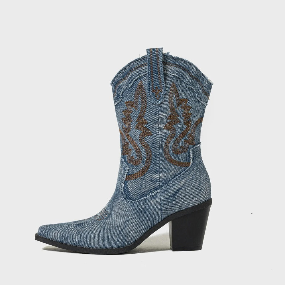 Bottines vache
