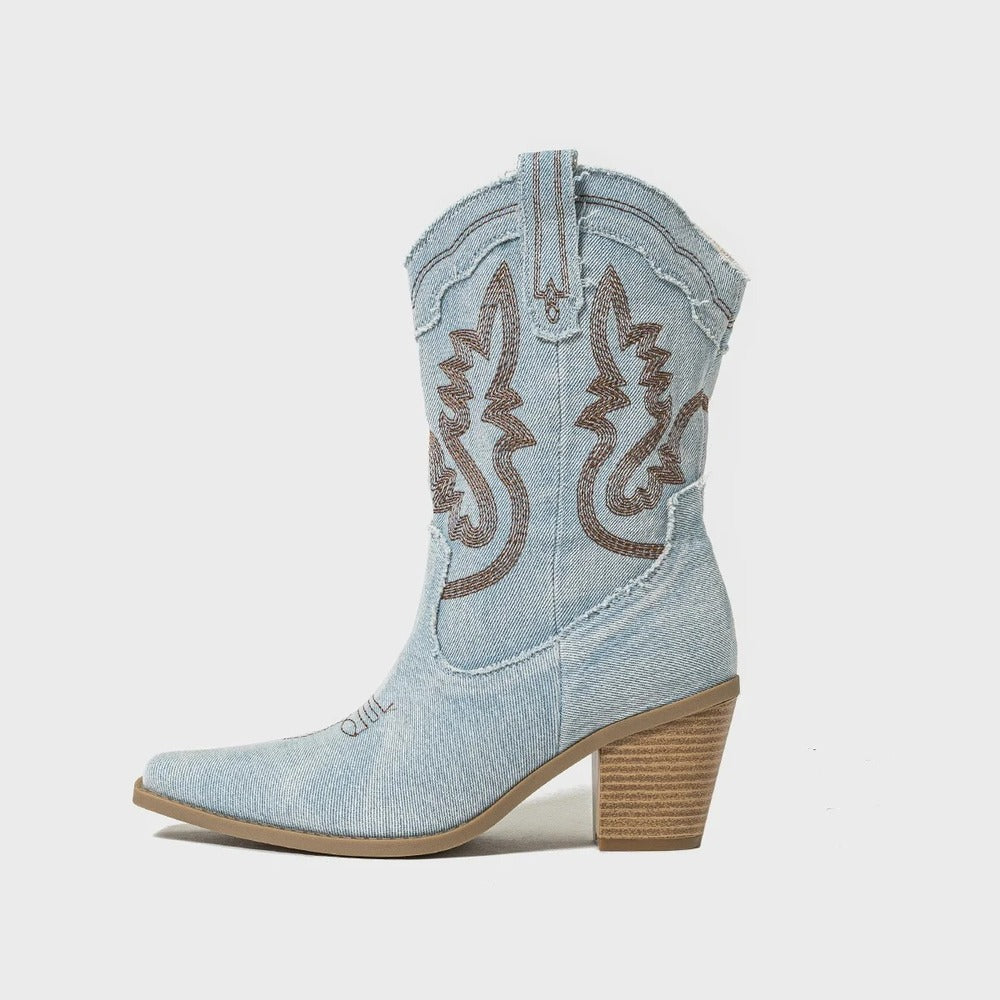 Bottines vache