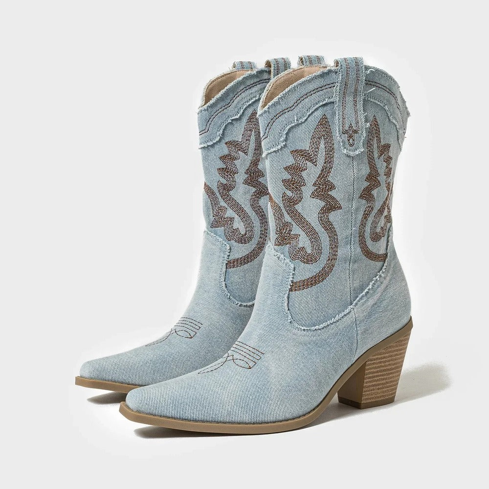Bottines vache