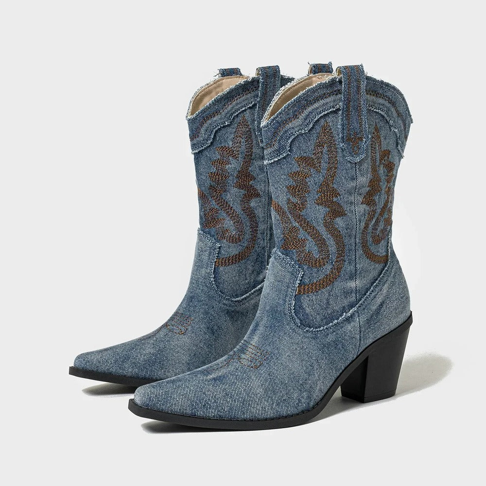 Bottines vache
