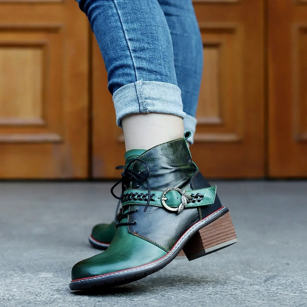 Bottines vertes