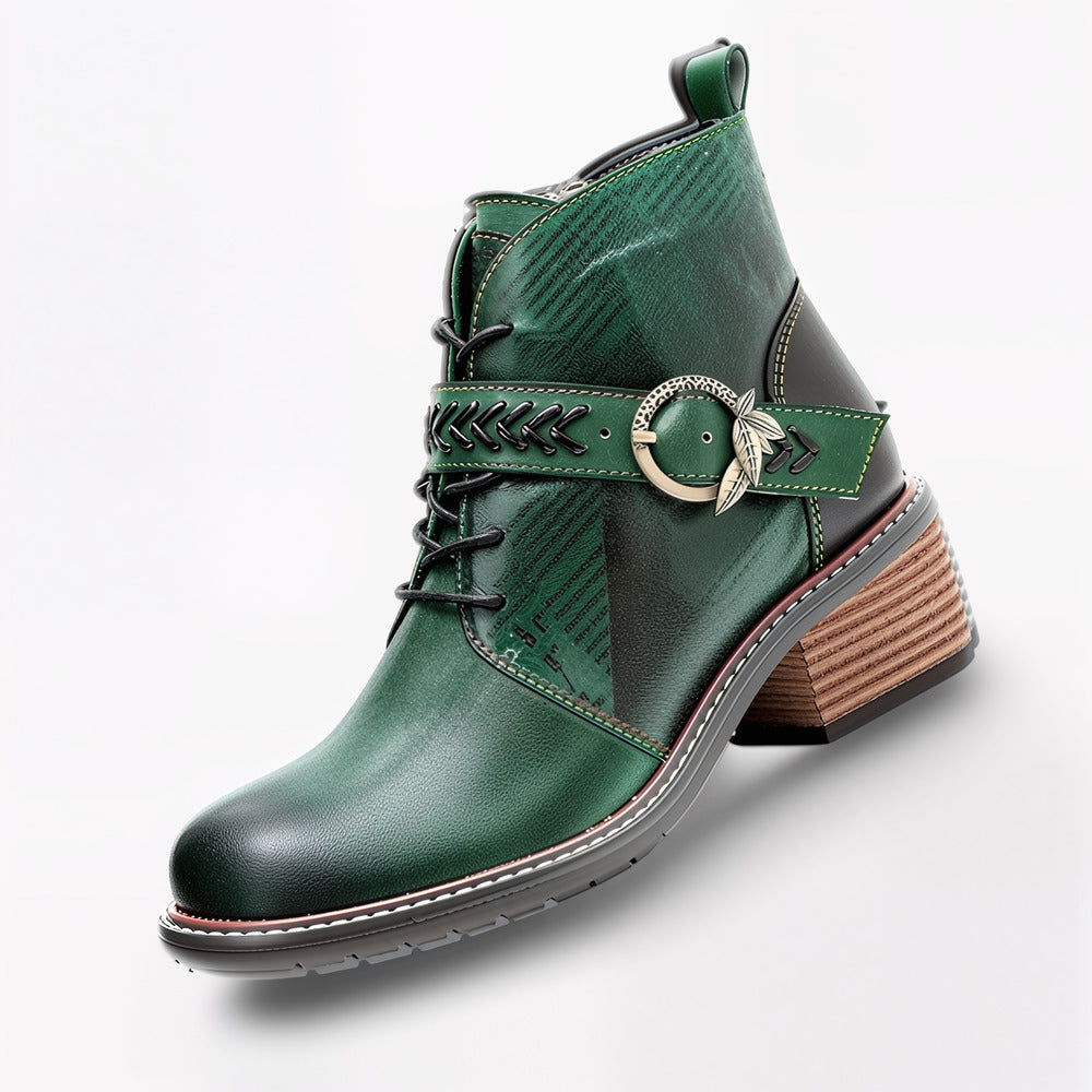 Bottines vertes