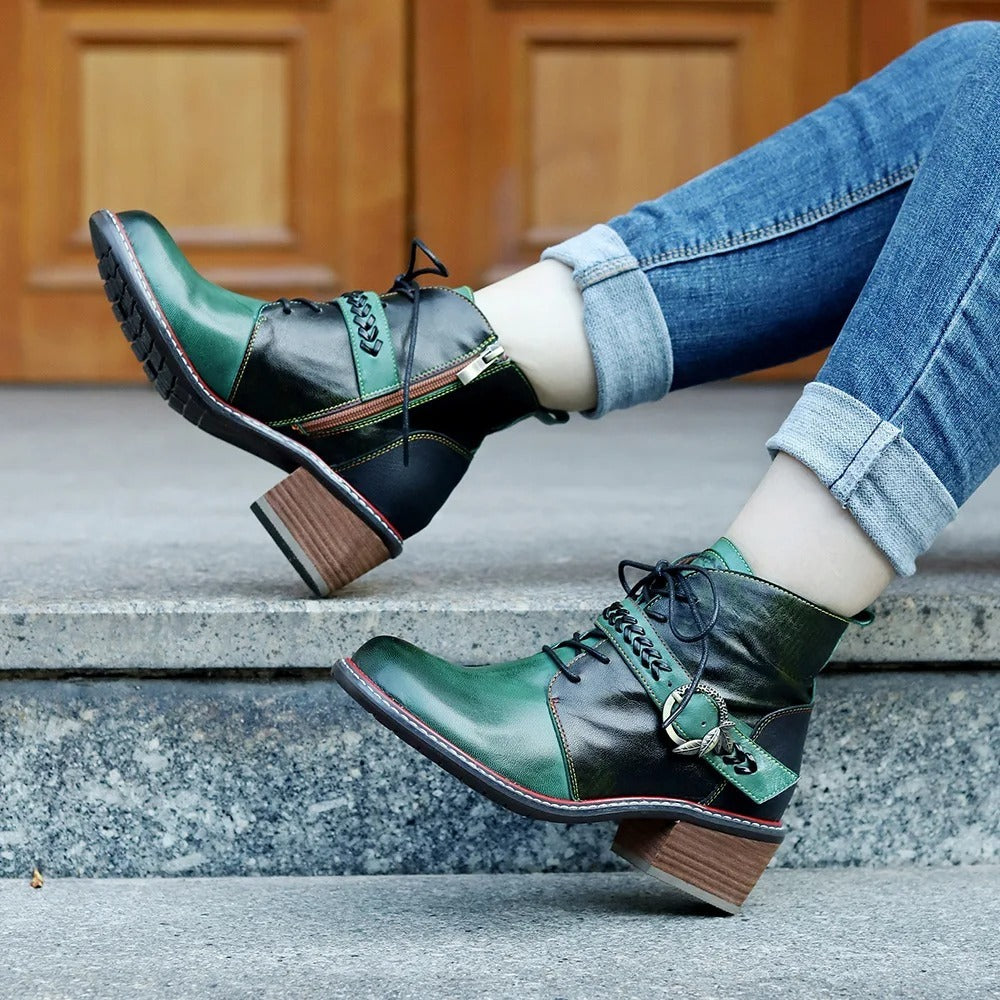 Bottines vertes