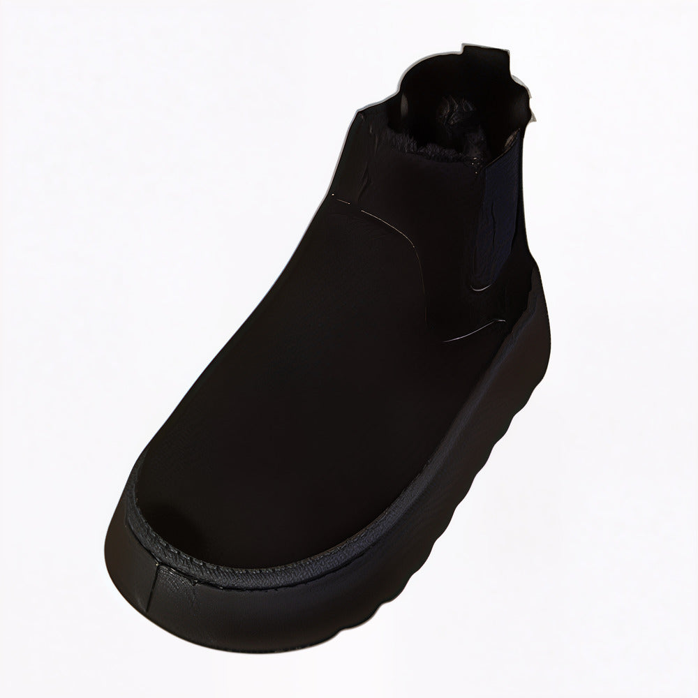 Bottines chaudes femme rembourrées