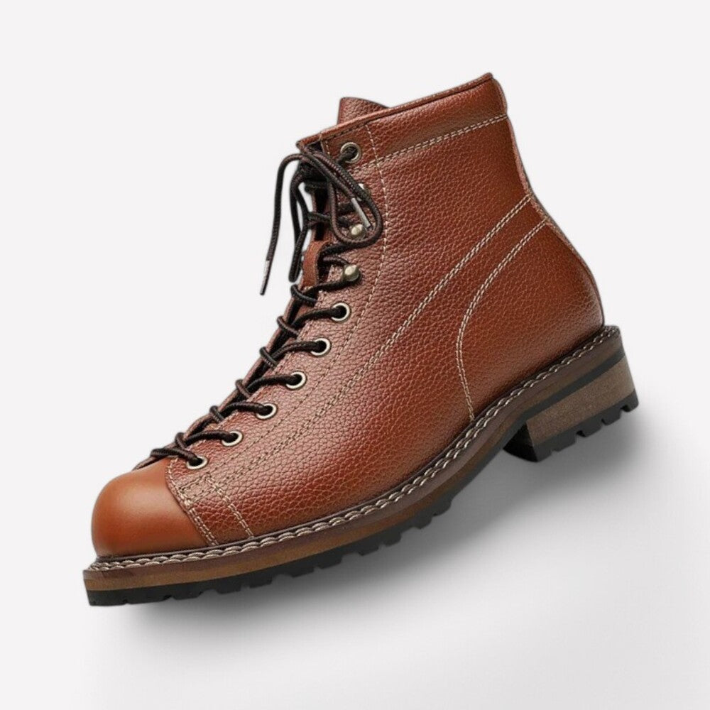 Bottes en cuir pour homme