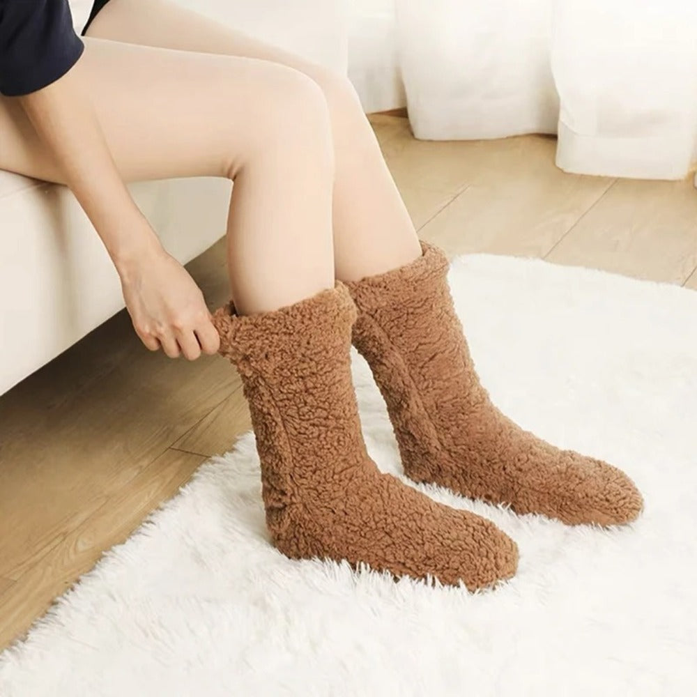 Chaussette pantoufle femme