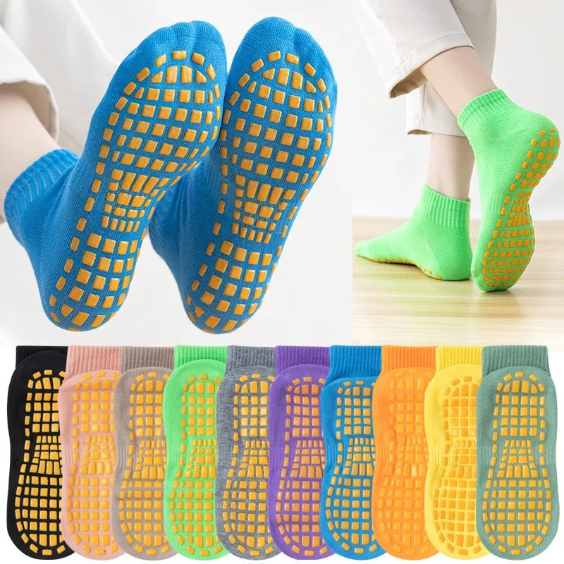 Chaussettes antidérapantes pilates