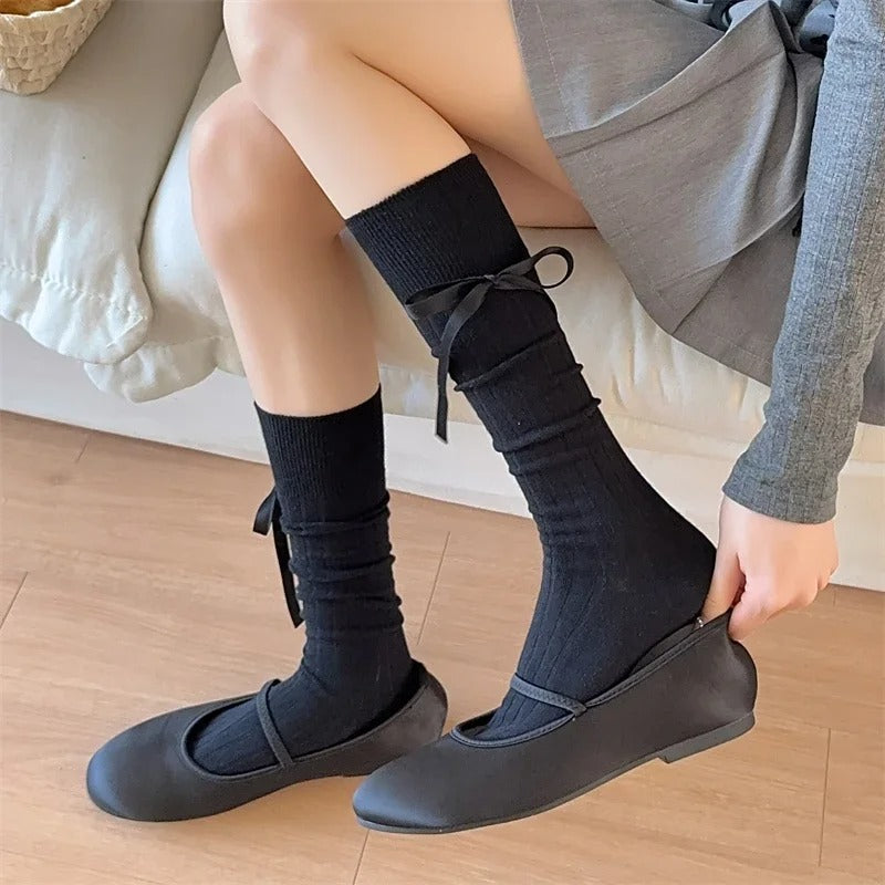 Chaussettes montantes elegantes
