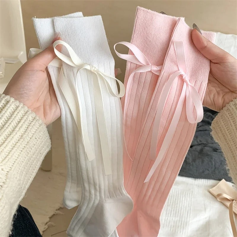 Chaussettes montantes elegantes