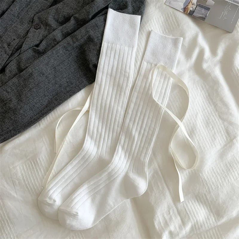 Chaussettes montantes elegantes