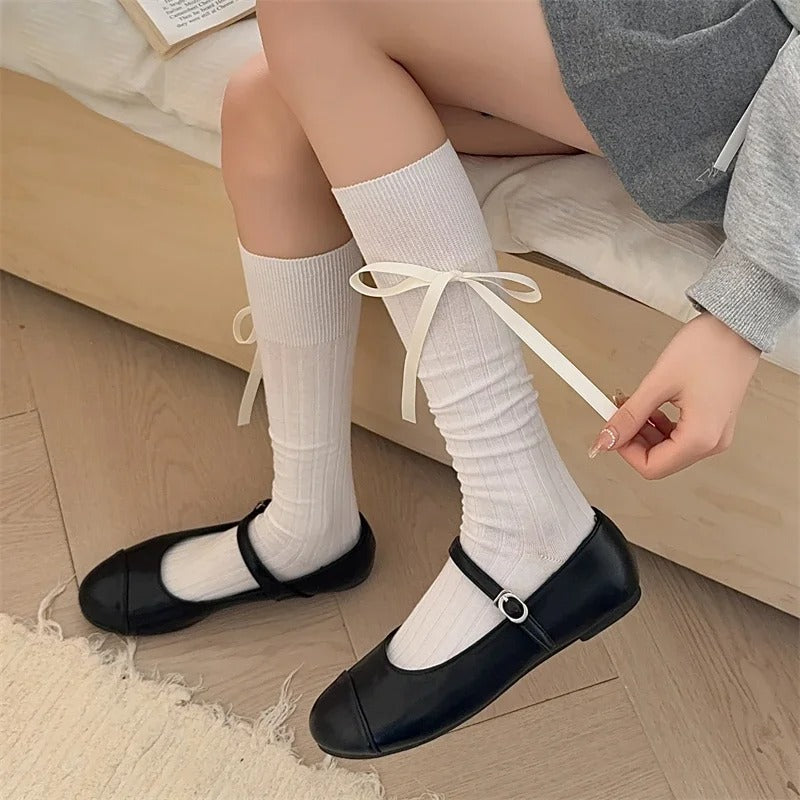 Chaussettes montantes elegantes