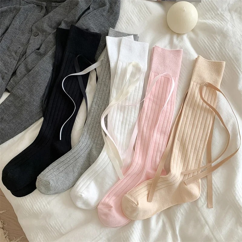 Chaussettes montantes elegantes