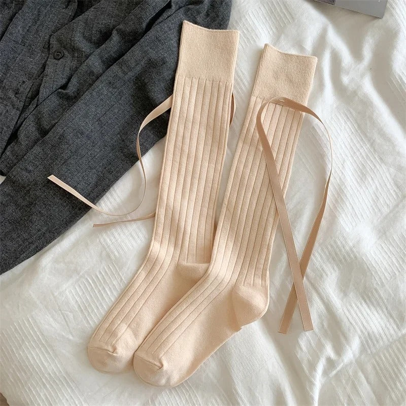 Chaussettes montantes elegantes