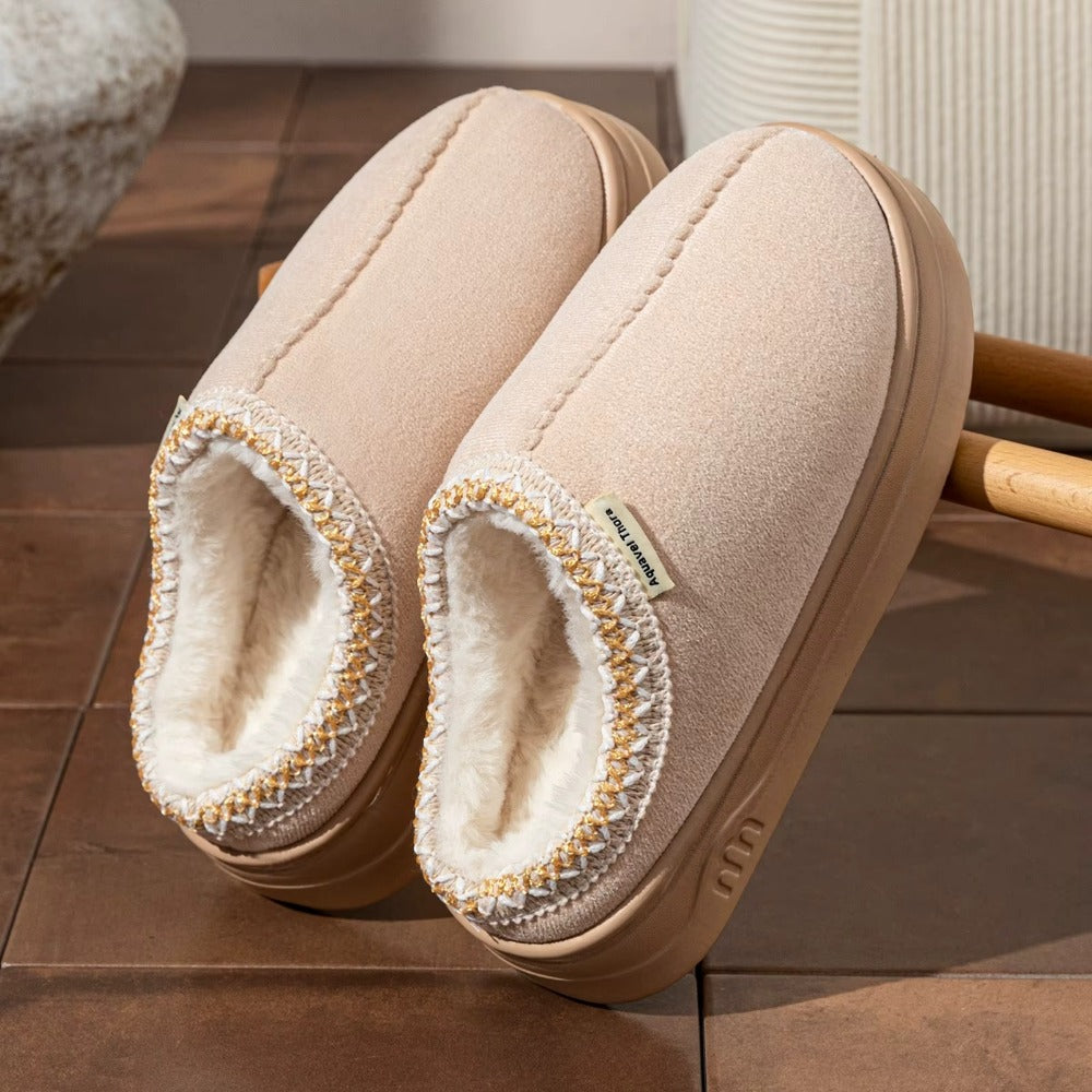Chaussons Fourrés Femme – Chauds, Confortables & Antidérapants