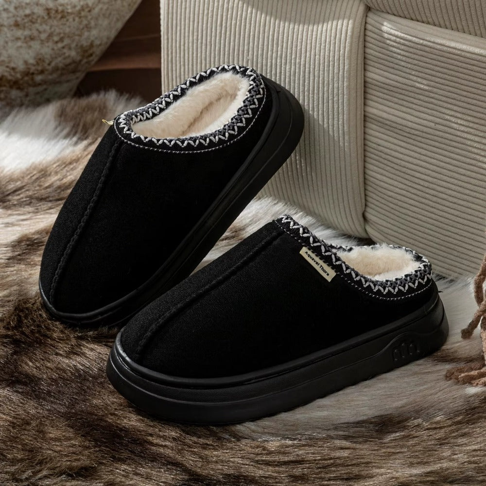 Chaussons Fourrés Femme – Chauds, Confortables & Antidérapants