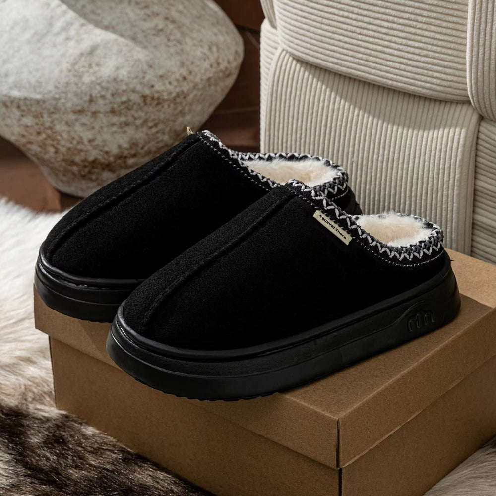 Chaussons Fourrés Femme – Chauds, Confortables & Antidérapants