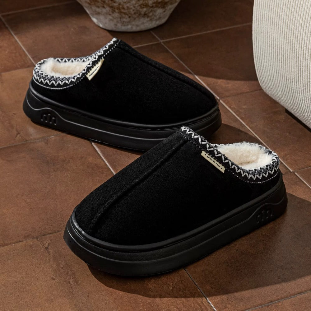 Chaussons Fourrés Femme – Chauds, Confortables & Antidérapants