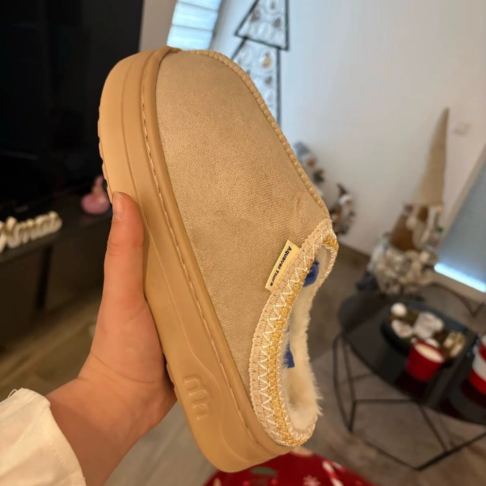 Chaussons Fourrés Femme – Chauds, Confortables & Antidérapants