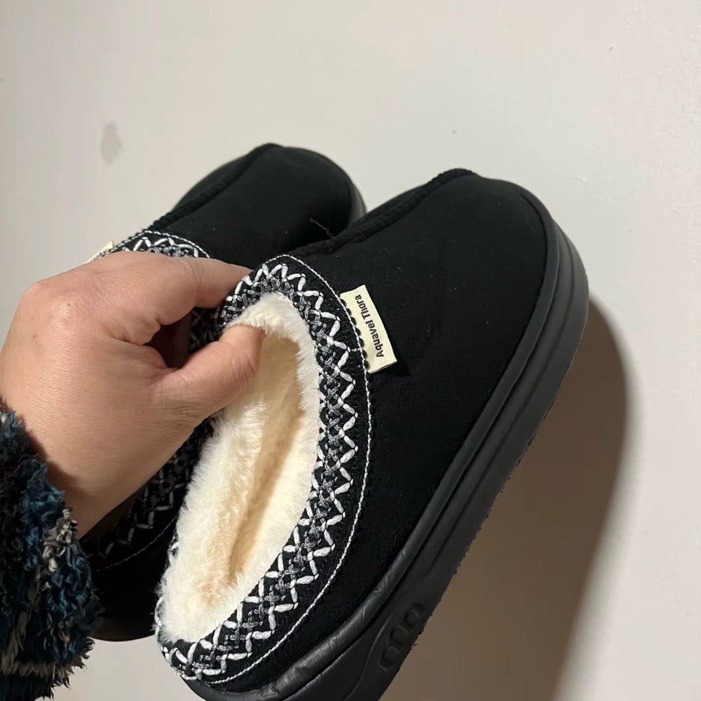 Chaussons Fourrés Femme – Chauds, Confortables & Antidérapants