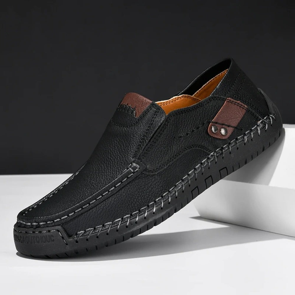 Chaussure confortable homme pied large