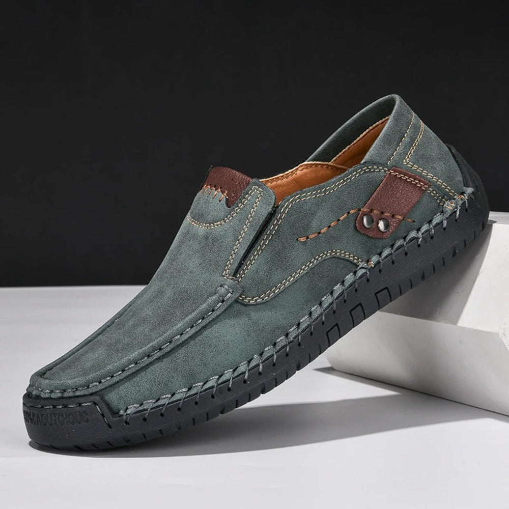 Chaussure confortable homme pied large