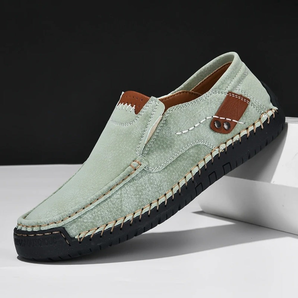 Chaussure confortable homme pied large