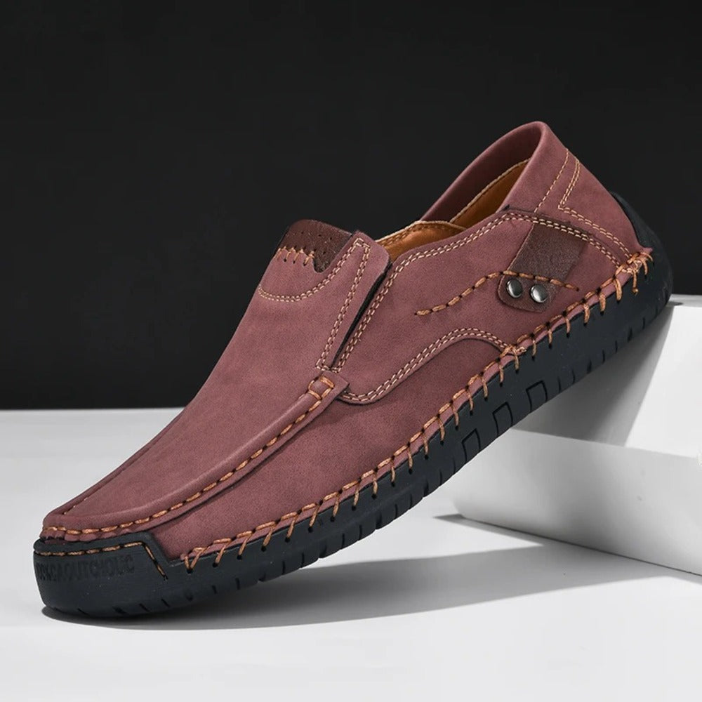 Chaussure confortable homme pied large