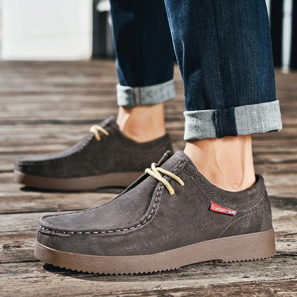 Chaussure homme pied large et sensible