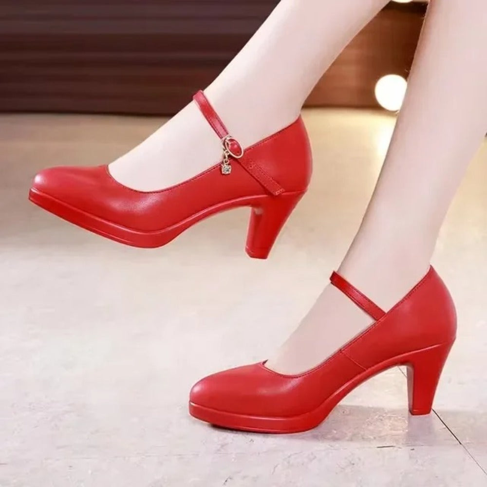 Escarpin femme blanc