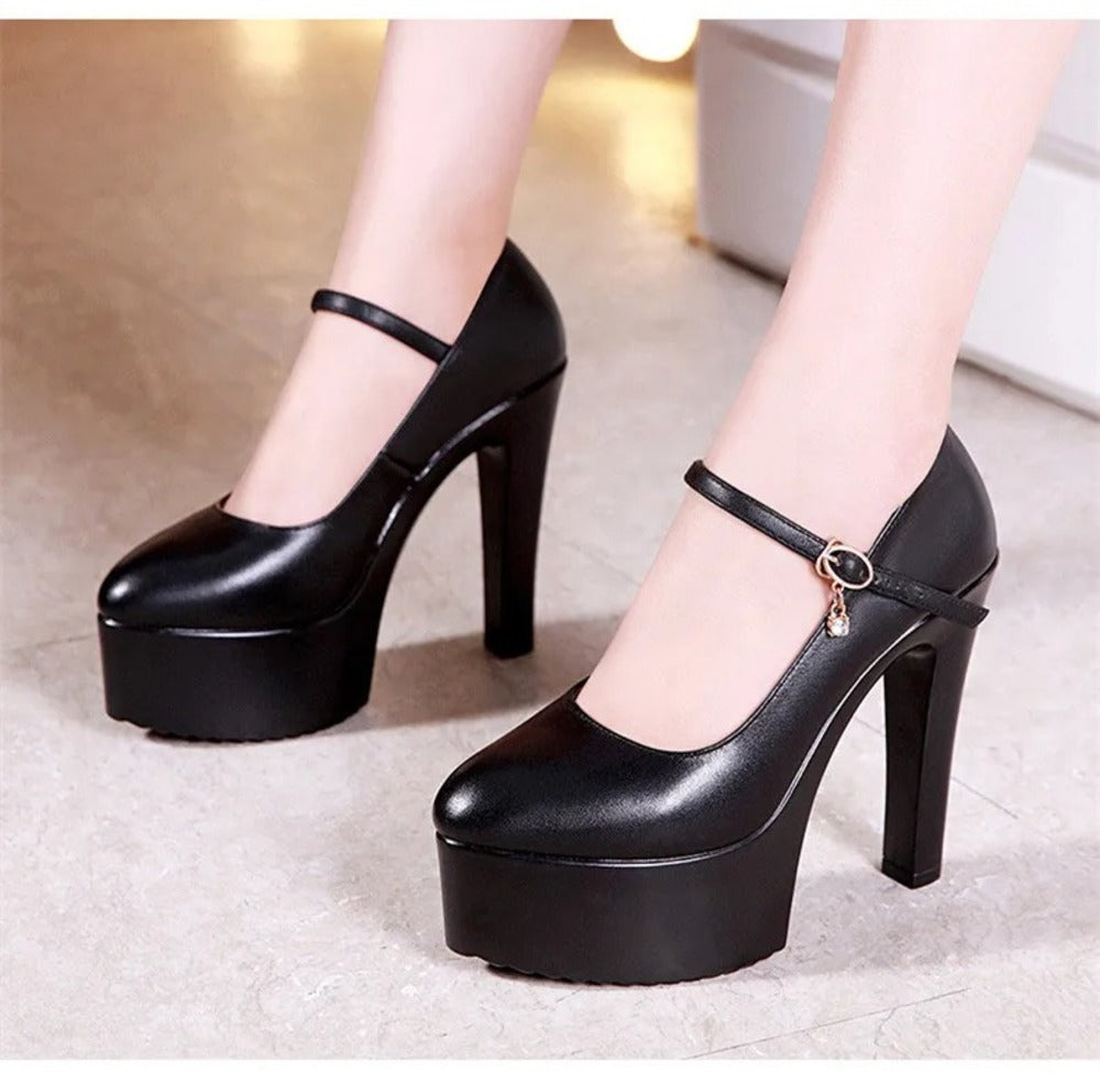 Escarpin femme blanc
