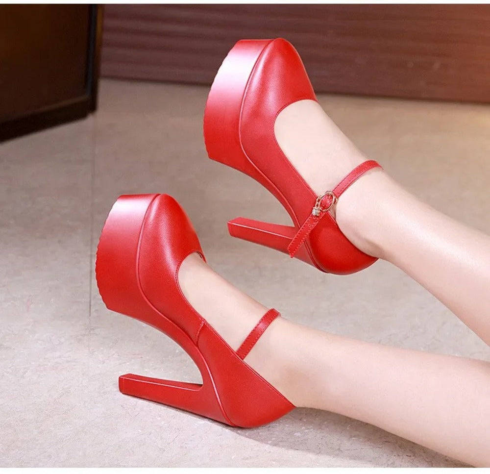 Escarpin femme blanc