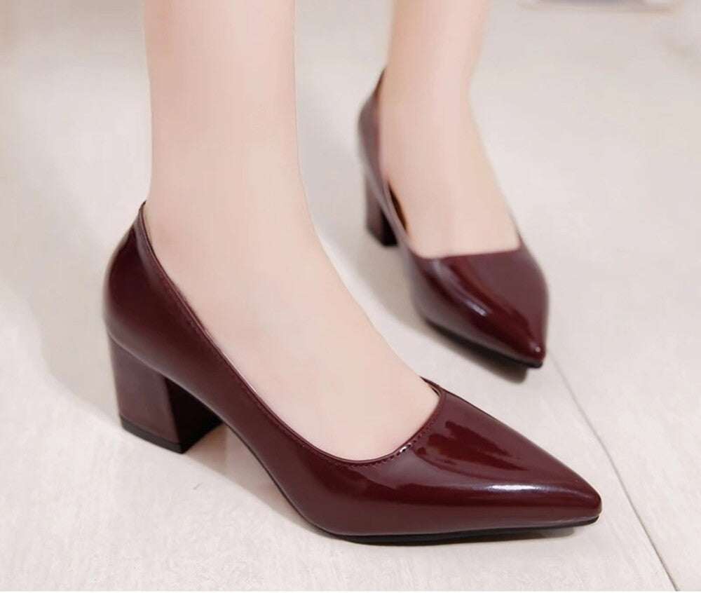 Escarpin femme rouge