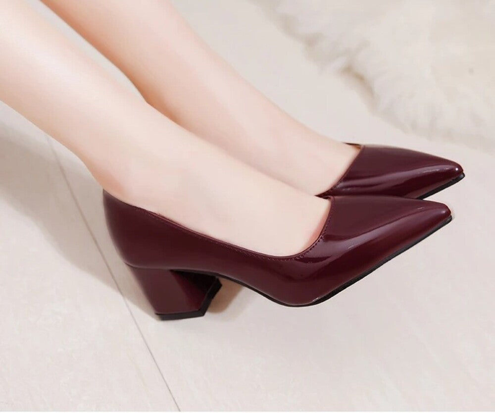 Escarpin femme rouge
