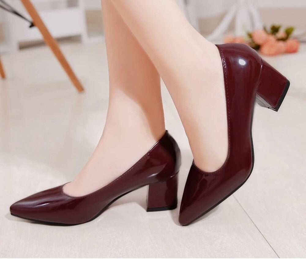 Escarpin femme rouge
