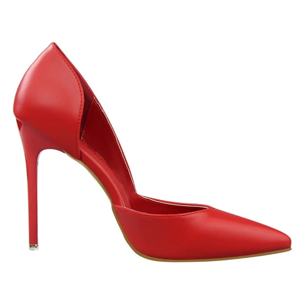 Escarpin jaune femme