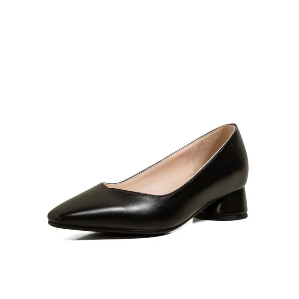 Escarpin femme camel
