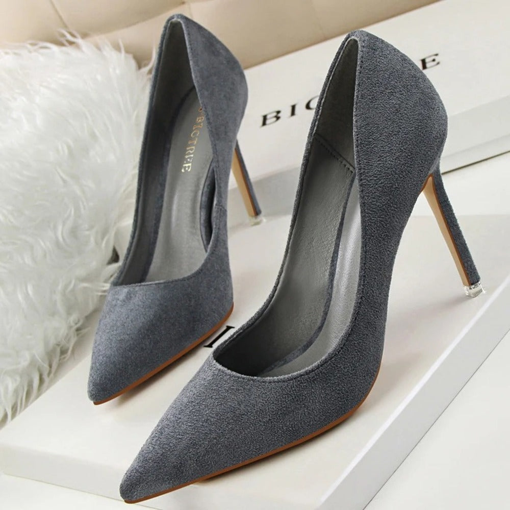 Escarpins bleu marine femme