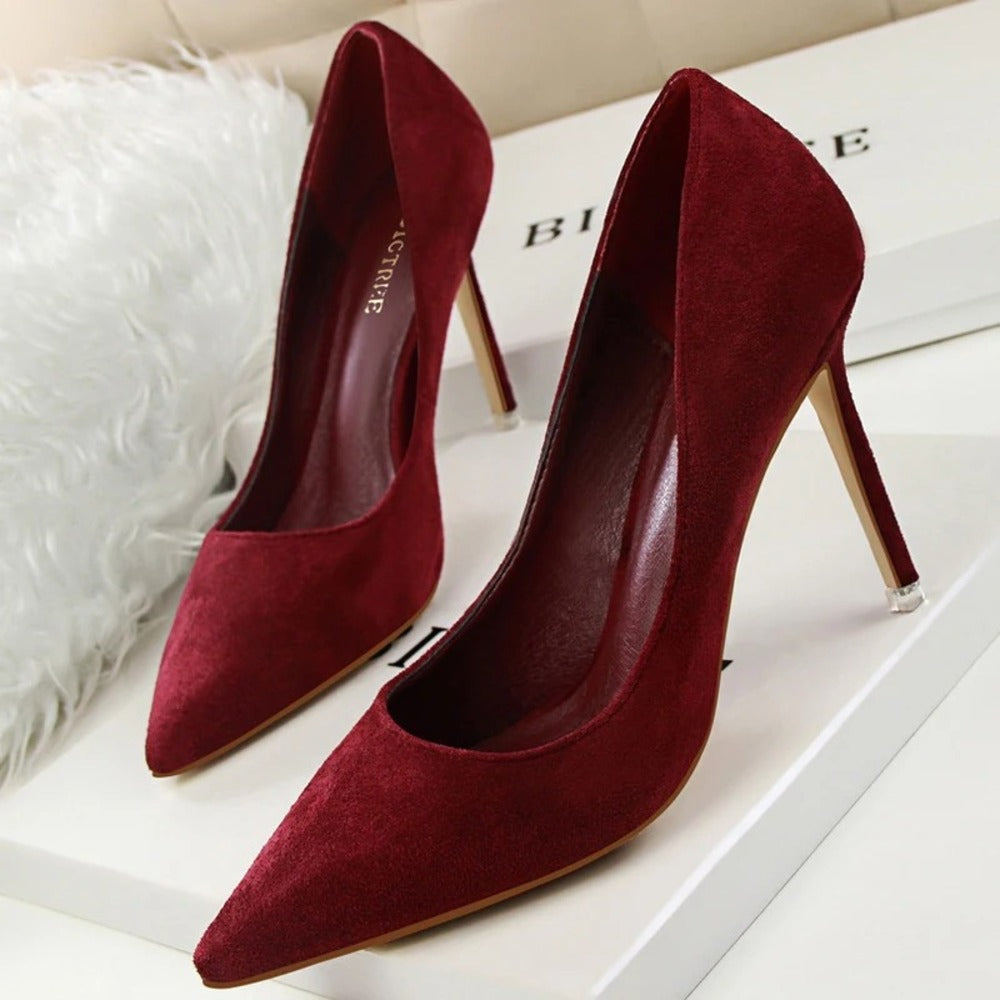 Escarpins bleu marine femme