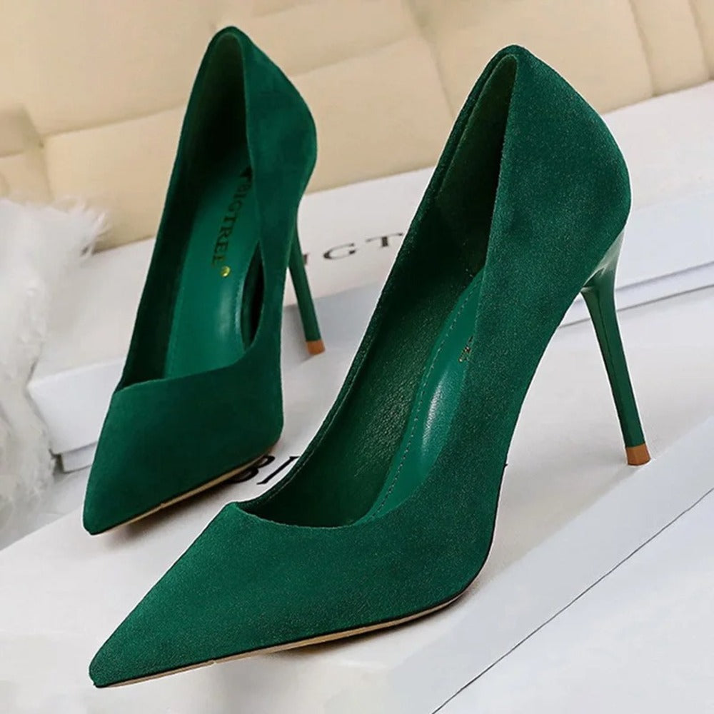 Escarpins bleu marine femme