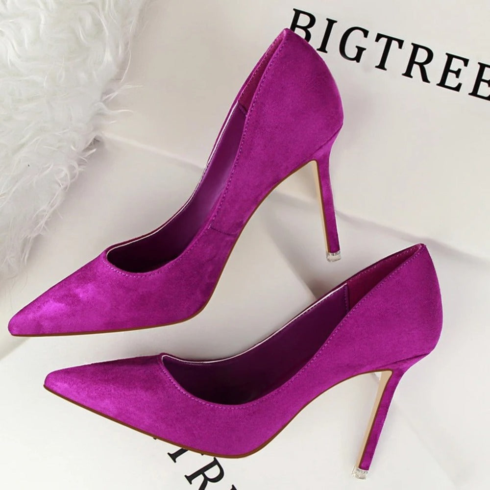 Escarpins bleu marine femme
